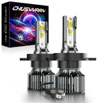 Pair H4 Led Headlight Bulbs Kit High Low Beam Super Bright 20000LM 6000K. Fixed Price $22.99.