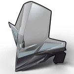 Polaris Snowmobile New Oem Extra Tall 24IN. Windshield, Smoke, 2880395. Fixed Price $159.99.