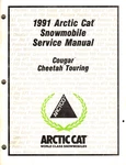 Genuine Arctic Cat Owner's Service/repair Manual 1991 Cougar Cheetah Touring. Fixed Price $12.99.