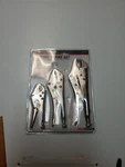 Performance Tool 3PC Lock Grip Pliers Set W1107DB, New. Fixed Price $19.99.