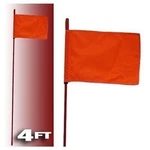 Firestik F4-RED-8120R Stick With Orange Safety Flag 4FT. Fixed Price $34.94.