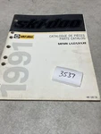 1991 Ski-doo Safari Le Lxe Parts Catalog Manual. Fixed Price $35.18.