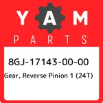 8GJ-17143-00-00 Yamaha Gear, Reverse Pinion (24T) 8GJ171430000, New Genuine Oe. Fixed Price $104.38.