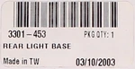 Rear Light Base Part Number 3301-453 For Arctic Cat. Fixed Price $67.99.