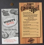 1980-90S Port Charlotte Florida Woodys B-q Restaurant Two Menu Set Barbecue-. Fixed Price $12.99.