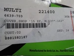 Nos Arctic Cat Snowmobile Shop Cover Genuine Factory '15 Xf 137"-162" 6639-703. Fixed Price $199.99.