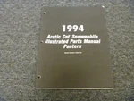 1994 Arctic Pantera Snowmobile Illustrated Parts Catalog Manual 0650-283. Fixed Price $167.46.