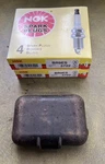 8 Brand New Ngk Spark Plugs 5722 W/ Twin Caddy Case BR9ES 4 Pack. Fixed Price $40.00.