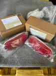 2 Nos Brp Omc Evinrude Johnson Boat Pwc Trailer Tail Light Red 0776731 Oval 6". Fixed Price $20.00.
