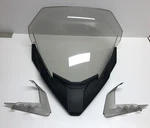 Oem Ski-doo P/n 860201258 Medium Windshield Kit Backcountry Grand Touring Mxz. Fixed Price $165.00.