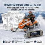 Arctic Cat F570 F6 F8 F1000 2009 Service Repair Shop Manual On Usb. Fixed Price $19.99.