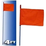 Firestik F4-BLUE-8120R Stick With Orange Safety Flag 4FT. Fixed Price $36.95.