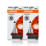 Osram Original Oem H11 Halogen Headlight Bulbs 64211L+ Dot Low Fog High 2-PACK. Fixed Price $17.47.