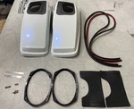 Os&d Advanblack Arctic Blast 6X9 Saddlebag Speaker Lids For '14-'23 Hd Touring. Fixed Price $193.50.