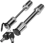 Trimax Premium Coupler Lock Keyed-alike Stainless Steel Set Motorcycle. Fixed Price $74.45.