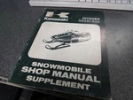 Kawasaki Factory Snowmobile Shop Service Manual Supplement 99963-3515. Fixed Price $29.99.
