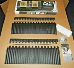 2 Pc Caliber Edge Glides Snowmobile Ski Trailer Hinged Loading Ramps 48". Fixed Price $83.95.