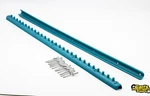 Snowmobile Edge Rail Grip Blue, Pair With Instructions & 16 Rivets. Fixed Price $12.49.