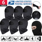 6PCS Men Balaclava Black Face Mask Lightweight Motorcycle Warmer Ski Neck Gaiter. Fixed Price $11.75.