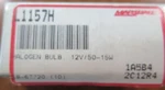 Marshall Halogen Bulb (12V 50-15W) L1157H Nos (5D2-1-3). Fixed Price $11.00.