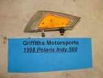 1998 Polaris Indy 500 L/c Left Front Headlight Side Reflector. Fixed Price $32.00.