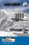 Ski-doo Owners Manual Book Guide 2010 Expedition Tuv 600 Ho Sdi. Fixed Price $19.50.