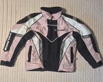 Polaris Light Pink Black White Snowmobile Jacket Coat Youth Size Medium 10/12. Fixed Price $49.99.