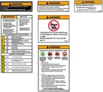 Arctic Cat Warning Labels Atv Decal Kit 4X4 Single Rider. Fixed Price $46.00.