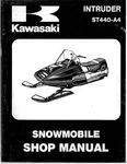Kawasaki Snowmobile Service Manual 1982 Intruder ST440-A4 & A4A. Fixed Price $26.00.
