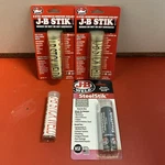 J-b Weld Steelstik Reinforced Epoxy Stick Metal Adhesive Jb 8267 (4QTY). Fixed Price $39.99.