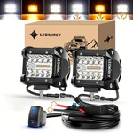 2X 4" Led Light Bar Spot Flood Pods Off-road 4WD Suv Truck + Wiring Harnes. Fixed Price $38.60.