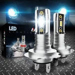 Nuvision H7 Csp White Led High/low Beam Headlight Kit Fanless Compact Bulbs Set. Fixed Price $15.99.