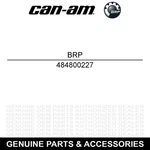 Brp 484800227 Can-am Ski-doo*licence. Fixed Price $13.99.