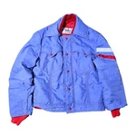 Vintage 80S Polaris Winterwear Blue Snowmobile Full Zip Jacket Coat Mens Ski. Fixed Price $37.19.