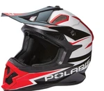 Polaris Tenacity 4.0 Open Face Snowmobile Helmet Red/white Small 286156109. Fixed Price $139.99.